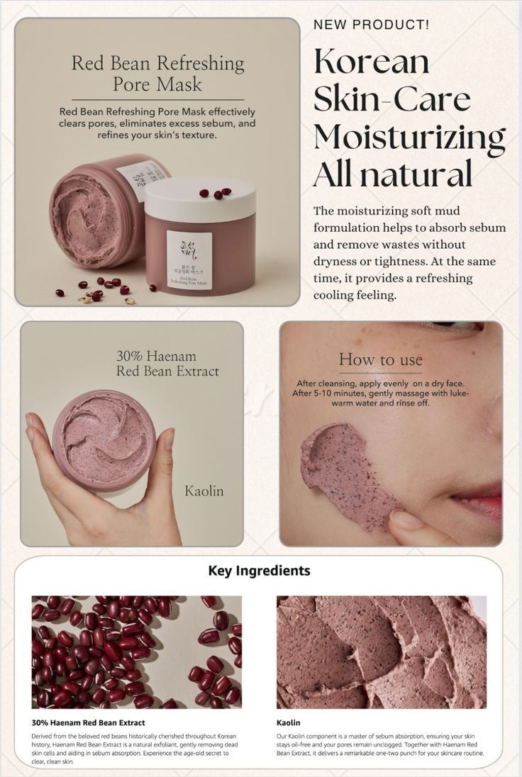 Beauty of Joseon Red Bean Refreshing Pore Mask- 150ml