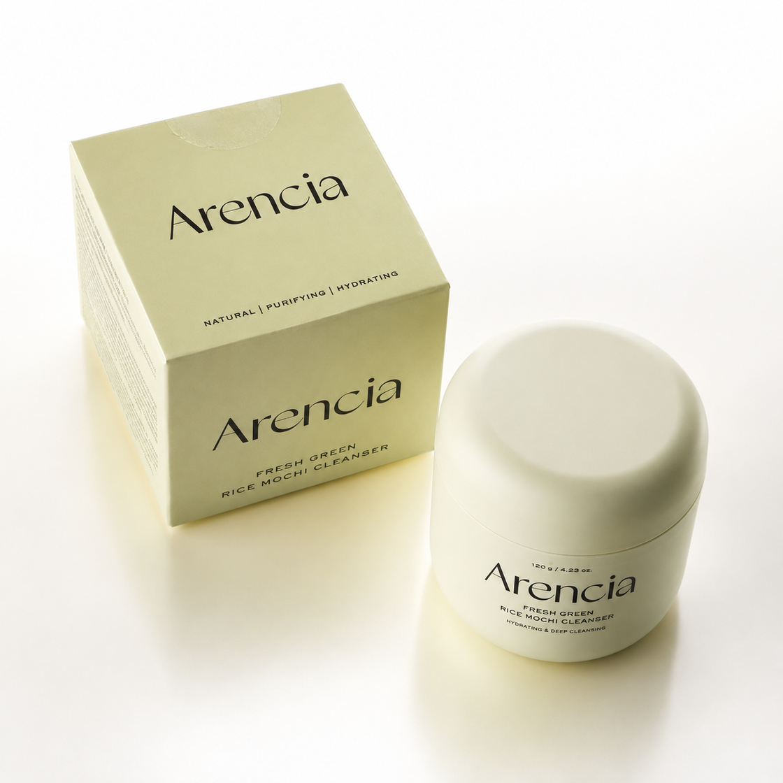 Arencia Fresh Green Rice Mochi Cleanser