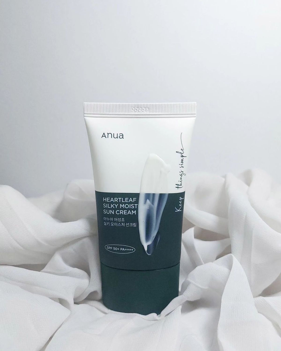 Anua Heartleaf Silky Moisture Sun Cream SPF 50+ PA ++++ -50ml
