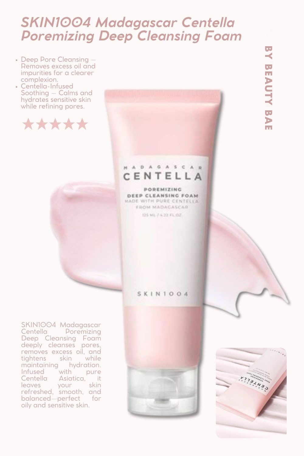 Centella Poremizing Deep Cleansing Foam - 125ml