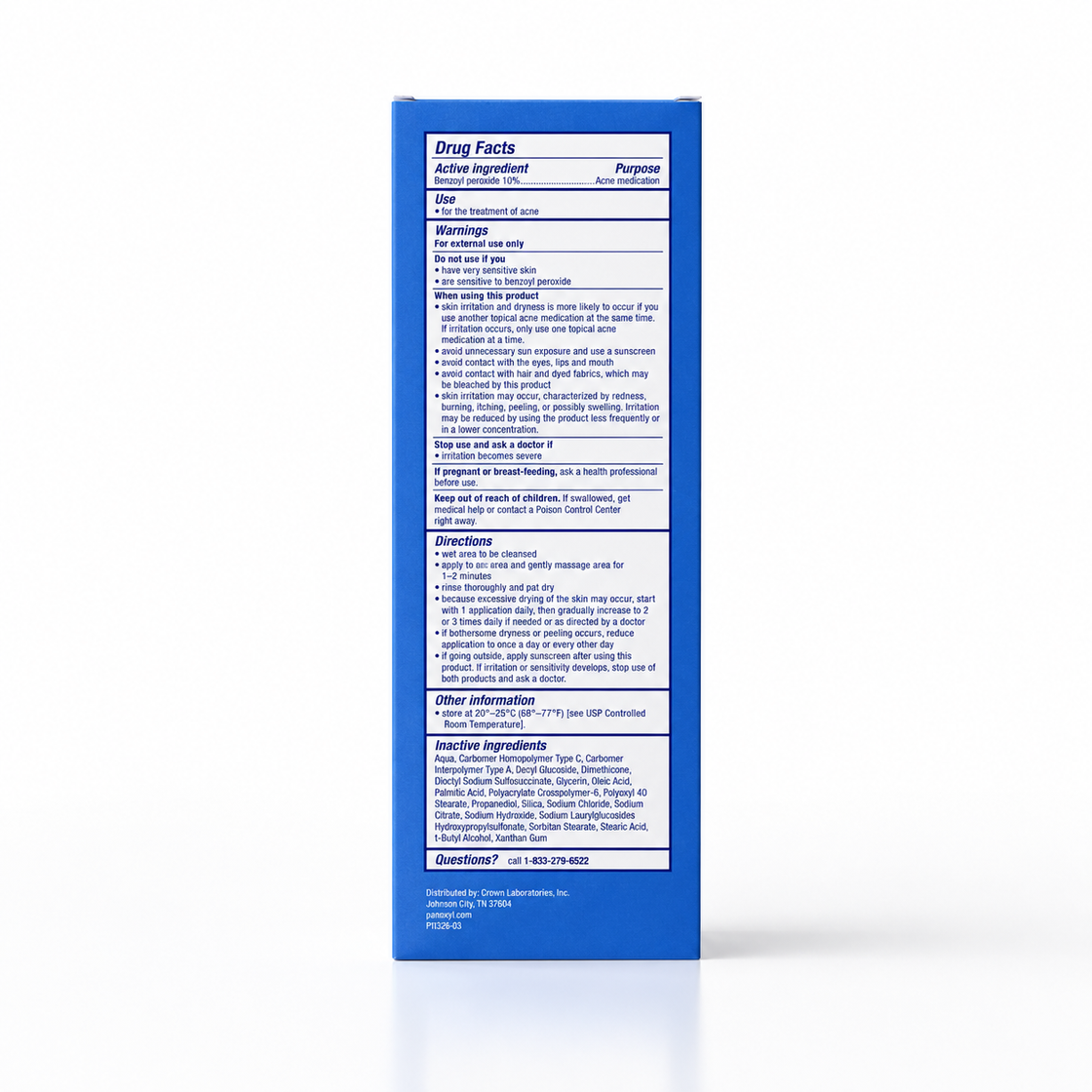 PanOxyl 4% Acne Wash