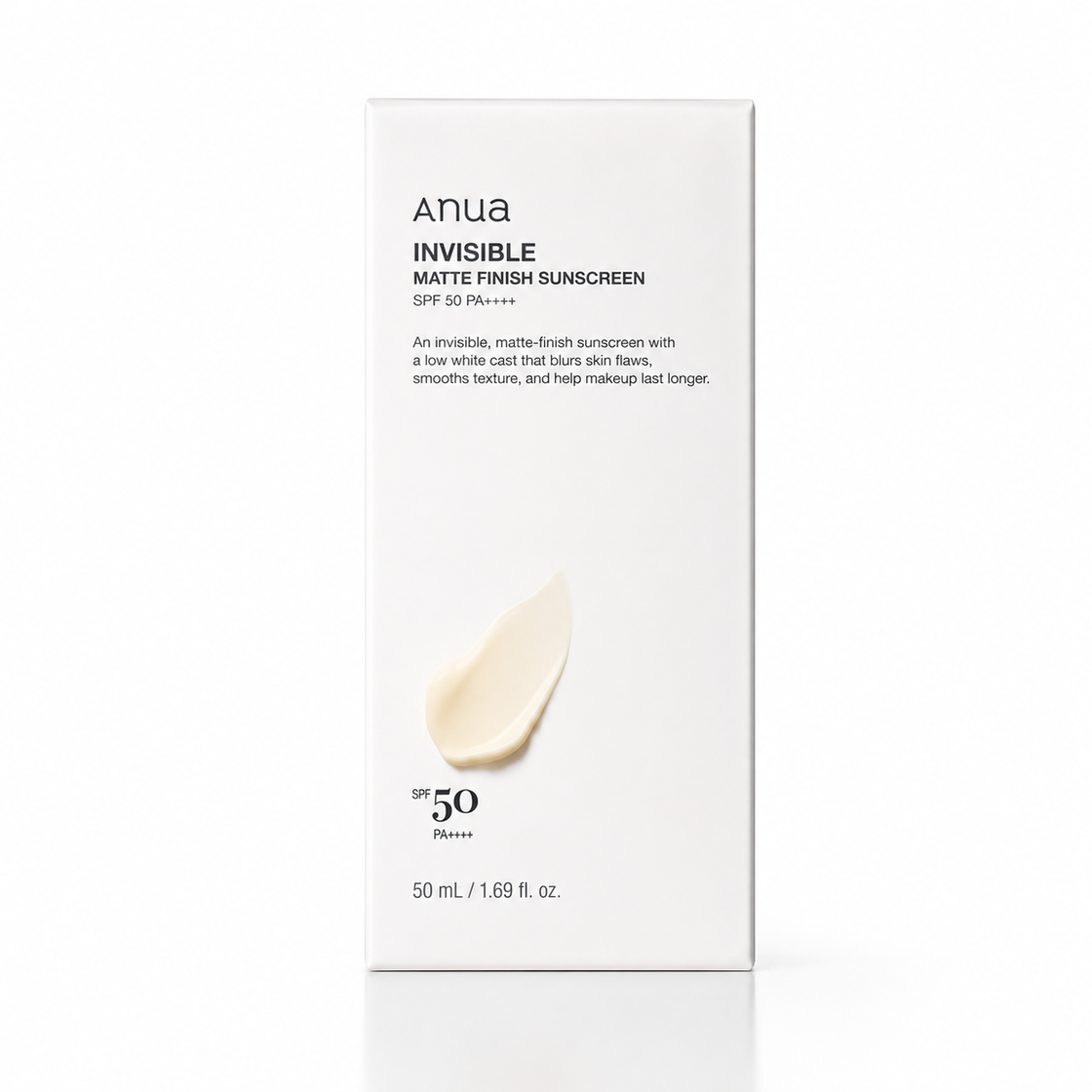 Anua Invisible Matte Finish Sunscreen SPF50 PA++++