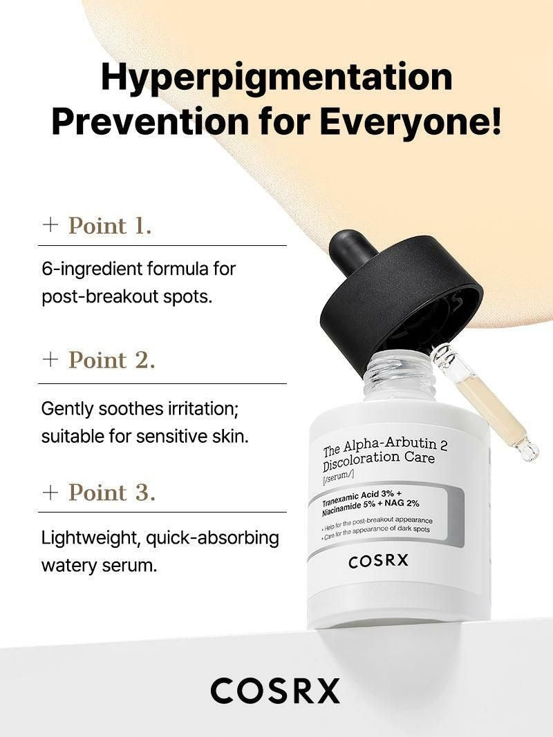 Cosrx The Alpha-Arbutin 2 Discoloration Care Serum- 50ml