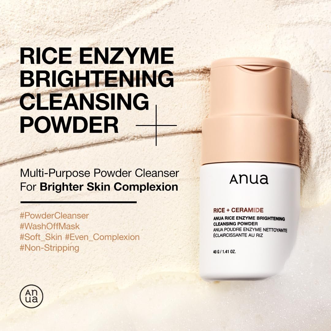 Anua 7 Rice Ceramide Cleansing Powder — 40 g