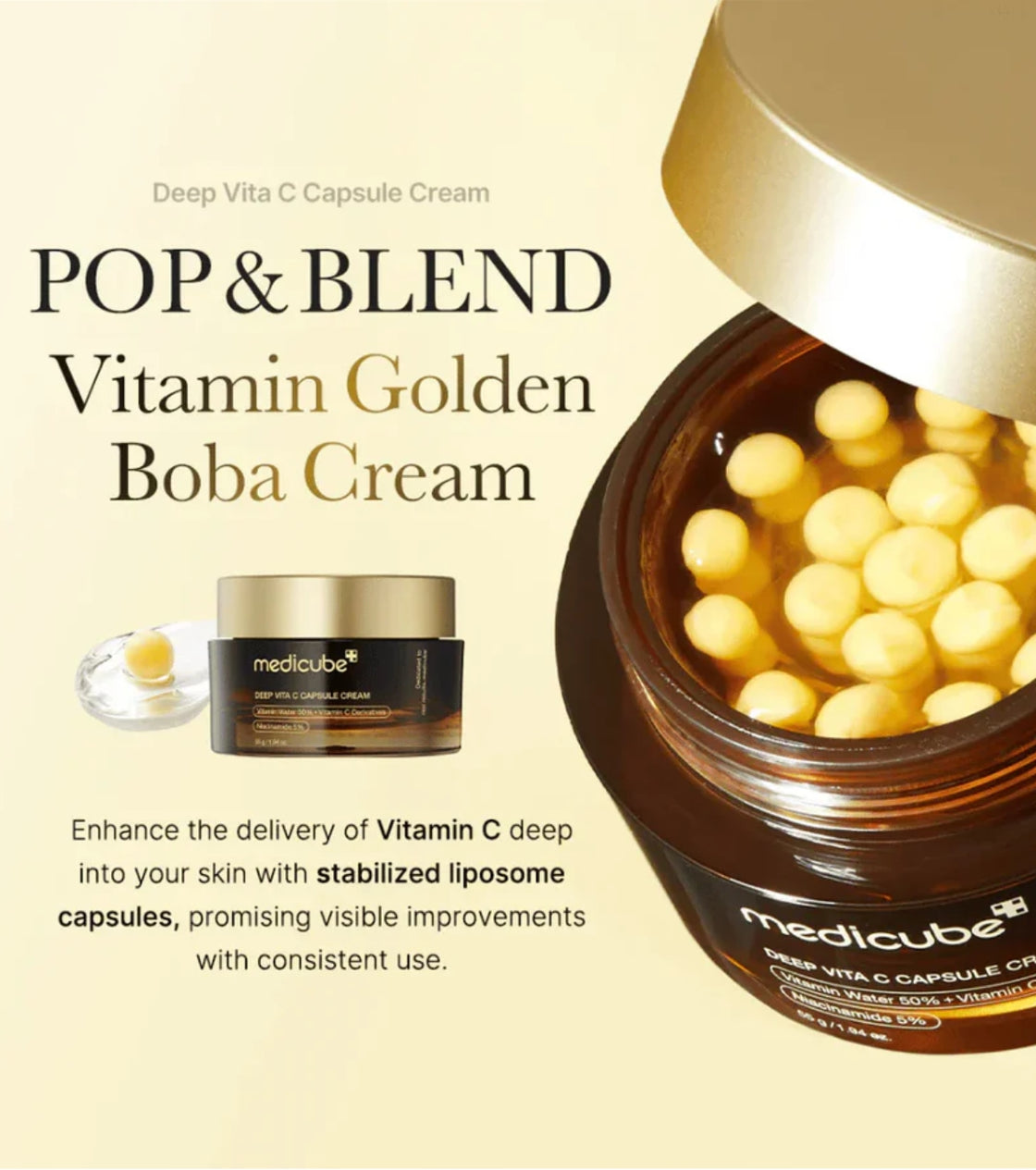 Medicube Deep Vita C Capsule Cream — 55 g