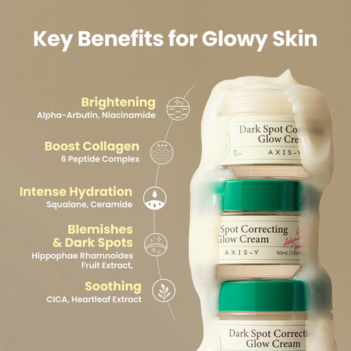 Axis‑Y Dark Spot Correcting Glow Cream — 50 ml