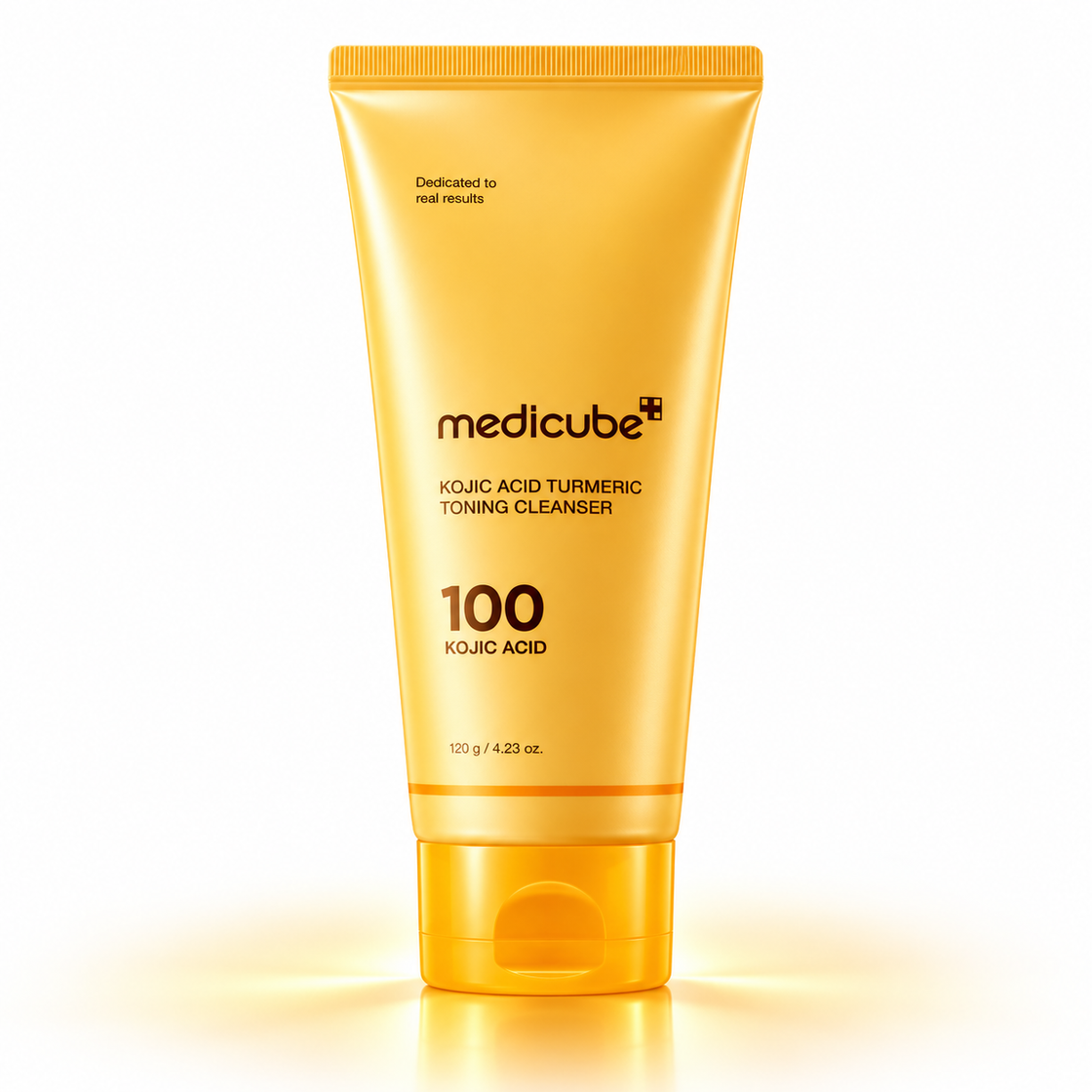MEDICUBE - KOJIC ACID TURMERIC VITA CAPSULE CLEANSING FOAM 120G