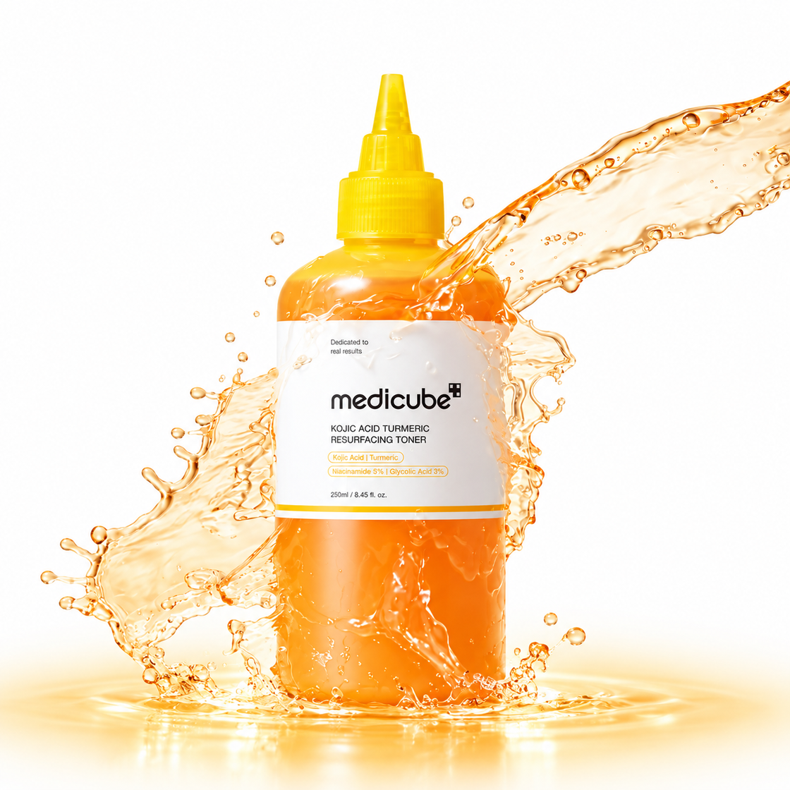MEDICUBE KOJIC ACID TURMERIC RESURFACING TONER 250ML