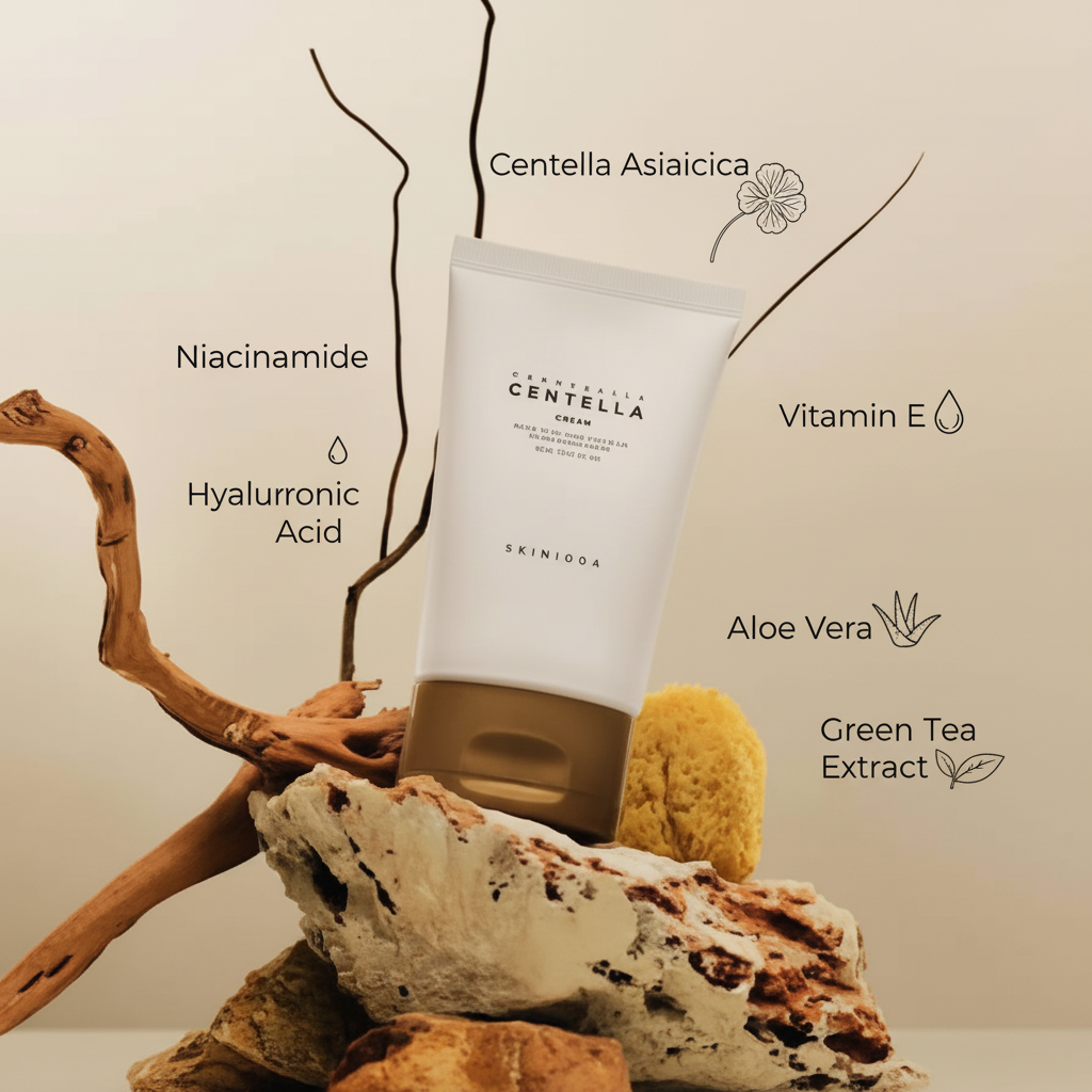 Centella product with ingredient names